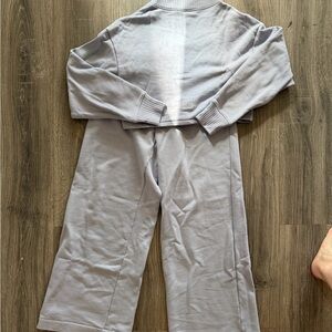 ALO Yoga Gray Wide Leg Pants & Jumpsuit